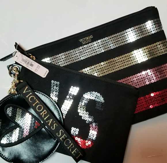 Victoria's Secret Handbags - Victoria Secret 4 pcs cosmetic bags set
